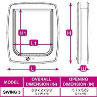 Ferplast Cat and Dog Flap Swing - BESTMASCOTA.COM