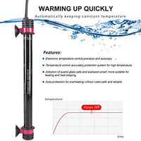 UPETTOOLS Calentador sumergible para acuario, termostato de agua para acuario, ajustable para 3 ~ 120 galones con controlador de temperatura 50 W/100 W/250 W/300 W/500 W, 2 ventosas - BESTMASCOTA.COM