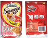 Delectables Hartz Squeeze Up Cat Treats Variedad 4 bolsas paquete de 2 sabores; 2 bolsas de cada sabor (2.0 oz cada uno) - BESTMASCOTA.COM