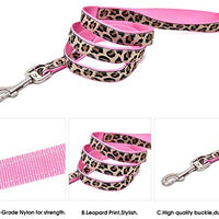 PAWZ Road Leopard Pet Leash Collar Arnés Set - BESTMASCOTA.COM