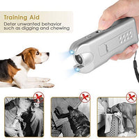 Geohee ELenest - Repelente de perro de mano, disuasorio ultrasónico por infrarrojos, tapón de corteza + entrenamiento para perros de buen comportamiento - BESTMASCOTA.COM