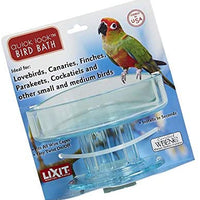 Lixit Quick Lock - Bañera para pájaros - BESTMASCOTA.COM