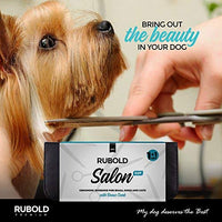 RUBOLD Juego de tijeras profesionales de aseo para perros, punta redondeada de acero inoxidable, tijeras afiladas y duraderas con peine de aseo para mascotas en kit – las mejores herramientas para recortar cada perro y gato salon - BESTMASCOTA.COM