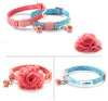 BR BLUERISE - 2 collares para gato con correa ajustable para gato, con hebilla de seguridad, color rojo y azul - BESTMASCOTA.COM