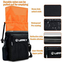 Bolsa de entrenamiento para perros pequeños a grandes, bolsa de entrenamiento para perros pequeños y grandes, bolsa de regalo para bocadillos para entrenamiento de recompensa, caminar, clip de metal, cinturón de cintura, correa de hombro, dispensador de b - BESTMASCOTA.COM