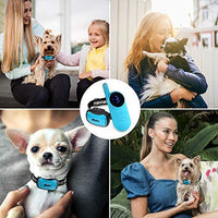 eXuby - Collar de choque pequeño para perros pequeños de 5 a 15 libras, collar más pequeño del mercado, combina sonido, vibración, choque, 9 niveles de intensidad, control remoto de bolsillo, batería de larga duración, diseño impermeable - BESTMASCOTA.COM