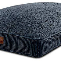 Floppy Dawg cama para perro extragrande con funda extraíble y forro impermeable. Fabricado para perros grandes de hasta 100 libras y más. Tamaño Jumbo 48 x 30 y relleno de 8 pulgadas de alto con piezas de espuma viscoelástica. - BESTMASCOTA.COM