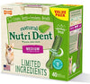 Nutri Dent - Masticables para perros con ingredientes limitados, tamaño mediano, sabor a filete mignon o aliento fresco - BESTMASCOTA.COM