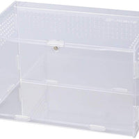 POPETPOP - Caja de terrario para cría de reptiles, contenedores de terrario de acrílico para pequeñas casas de mascotas - BESTMASCOTA.COM