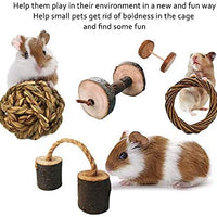 Juguetes para mascotas de cobaya, manzana natural y abedul, divertido juguete para ejercitar mancuernas, mantiene a tu pequeña mascota más cerca de la naturaleza, cuidado de los dientes molar, para chinchilla hámster conejos, pájaro, rata, gerbo. - BESTMASCOTA.COM