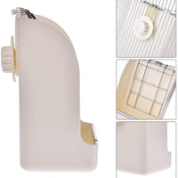 Comedero para conejos, dispensador de botellas de agua de conejo, contenedor de alimentos para heno 2 en 1, cuencos para césped/alimentos para pequeños suministros de animales, conejo, chinchilla, cobaya, hámsters - BESTMASCOTA.COM