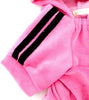 SMALLLEE_Lucky_STOE Pet Clothes Small Dog Cat Velvet Crown Jumpsuit Coat Hooide Pajamas Tracksuit - BESTMASCOTA.COM