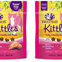 Wellness KITTLES gato tratar Value Pack – salmón y arándanos sabor – 6 oz cada uno (2 unidades) - BESTMASCOTA.COM