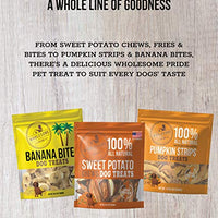 Wholesome Pride Sweet Potato Chews - Alimentos para perros saludables naturales - Veganos, sin gluten y sin granos - BESTMASCOTA.COM