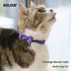 Collar de gato azuza con campana, ajustable para gato con pajarita, collares de seguridad para gatos, paquete de 2 - BESTMASCOTA.COM