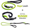 SparklyPets Heavy Duty Rope Bungee Leash for Large and Medium Dogs with Anti-Pull for Shock Absorption - No Slip Reflective Leash for Outside - BESTMASCOTA.COM