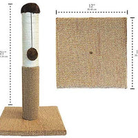 Four Paws Super Catnip - Alfombra y poste rascador de sisal para gatos - BESTMASCOTA.COM