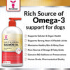 Wild Alaskan Salmon Oil for Dogs, Cats, Ferrets - 16 & 32oz Pure Unscented Liquid Omega 3 Fatty Acid Fish Oil for Dogs - EPA DHA supplement for Pets - Helps Joints, Dry Skin, Coat - Just Pump on Food - BESTMASCOTA.COM