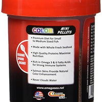 Omega One Color Mini Pellets, Sinking - BESTMASCOTA.COM