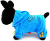 SMALLLEE_Lucky_STOE Pet Clothes Small Dog Cat Velvet Crown Jumpsuit Coat Hooide Pajamas Tracksuit - BESTMASCOTA.COM