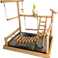 Mrli - Soporte de madera para pájaros y percas para animales pequeños, loros, periquitos, cacatúas, periquitos, ratas, ratones, chinchillas, hámsteres, jaulas, accesorios, ejercicios, juguetes, sector - BESTMASCOTA.COM