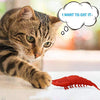 HETOO Cat Toys,Interactive Cat Toothbrush Catnip Chew Treat Toy for Kitten Kitty Cats Teeth Cleaning Dental Care,Crayfish Shape Pet Toy Cat - BESTMASCOTA.COM