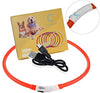 Collar LED para perro, recargable por USB, collar brillante para perro, cuello iluminado, mejora la seguridad y visibilidad de la mascota en la noche, 3 modos intermitentes, resistente al agua, collar iluminado para perros pequeños y medianos grandes - BESTMASCOTA.COM