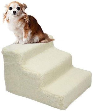 YOFIT Doggy Steps - Non-Slip 3 Steps Pet Stairs,Holds Up to 70 lbs - BESTMASCOTA.COM