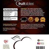 Fruitables Skinny Minis Bison Soft & Chewy Dog Treats - BESTMASCOTA.COM