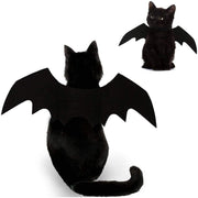 Disfraz de Halloween para gato de Foogles – negro gato alas de bate cosplay – disfraz para mascotas ropa para gatos pequeños perros cachorro – collar de gato plomos vestir accesorios - BESTMASCOTA.COM
