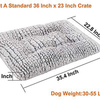 Coohom - Cama de peluche para perro, cama para mascotas, alfombrilla para jaula, cama lavable para perros medianos y grandes - BESTMASCOTA.COM