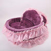 Cute Princess mascota cama Bow-Tie Lace Cat Dog Bed - BESTMASCOTA.COM