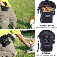 VIVAGLORY - Bolsa de regalo para perros, estilo deportivo y apertura ampliada, bolsa de regalo para perros con cintura ajustable, dispensador de bolsas de caca lo suficientemente grande para llevar golosinas, kibbles, juguetes para mascotas | 2 maneras de - BESTMASCOTA.COM