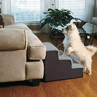 Dallas Manufacturing Co. Escalones para mascotas estilo decoración para el hogar, Gris - BESTMASCOTA.COM