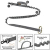 Correa táctica de nailon ajustable para perros de liberación rápida con 2 asas de control - BESTMASCOTA.COM