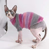 Kitipcoo Sphynx - Ropa de invierno para gatos, abrigo de cuello redondo para gatos, pijamas para gatos y perros pequeños, suéteres para gatos sin pelo - BESTMASCOTA.COM