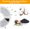 MOSPRO - Filtros de repuesto de carbono para fuente de mascotas, 6 paquetes de filtros de tecnología de carbono concentrado para dispensador automático de agua de flores Mospro para gatos y perros - BESTMASCOTA.COM