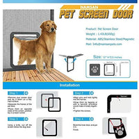 Namsan Pet Screen Door - Puerta para mascotas con ventana, puerta para perros - BESTMASCOTA.COM