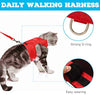 Arnés para gato a prueba de escapes con correa – Chaqueta de forro polar ajustable – Suave y ligero para gatitos, cachorros - BESTMASCOTA.COM