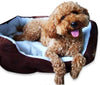 Resulzon Cute Paw Print Comfortable Pets Dog Cats Puppy Kitten Nest Mat Pad Soft Fleece Bed - BESTMASCOTA.COM