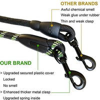 iYoShop Durable Dog Leash Pet Rope Leash Thick Durable Nylon Rope Leash with Soft Padded Handle and Light Weight Training Leash for Small Medium Large Dogs - BESTMASCOTA.COM