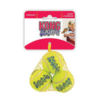 Kong Air Dog Squeakair Pelotas de tenis para perro, tamaño pequeño (6 unidades) - BESTMASCOTA.COM