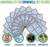 Repuesto para filtro de agua Platium de carbón para fuente para mascotas Drinkwell, 12 filtros - BESTMASCOTA.COM