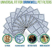 Repuesto para filtro de agua Platium de carbón para fuente para mascotas Drinkwell, 12 filtros - BESTMASCOTA.COM