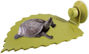 Plataforma de balanceo para decoración de cangrejo y depósito de tortuga anfibia, material de polipropileno de grado alimentario y diseño de hoja, 7.5 in de largo - BESTMASCOTA.COM