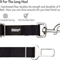 Cinturón de seguridad arnés, ajustable para mascota perro o gato arnés de seguridad de vehículo diseñado de friends forever - BESTMASCOTA.COM