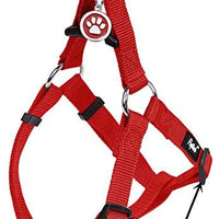 Arnés ajustable Pupteck para perro, medida básica de cachorro, de nailon, chaleco para pasear en exteriores con etiqueta de identificación - BESTMASCOTA.COM