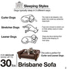 Enchanted Home Pet Brown Brisbane Tufted Pet Bed - BESTMASCOTA.COM