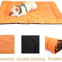 Cheerhunting - Alfombrilla impermeable para perro para camping, cama para mascotas, grande, para coche, camping, playa, exterior, uso múltiple, color verde - BESTMASCOTA.COM