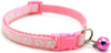 Collar para mascotas para gatos ajustable con campana, azul, rosa, verde o morado. - BESTMASCOTA.COM